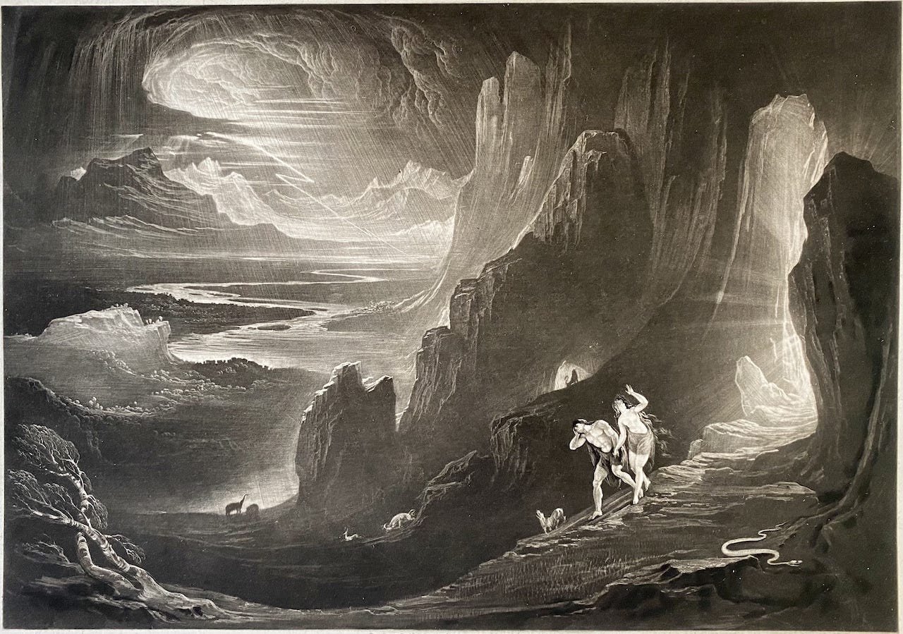 John Martin - Adam and Eve driven out of Paradise